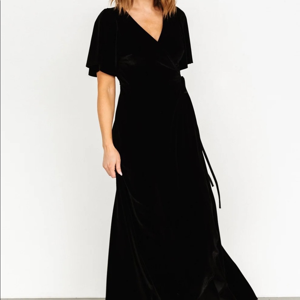 Katelyn Velvet maxi dress